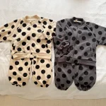 [80-150cm] ビッグドット カジュアル セットアップ - Image 6