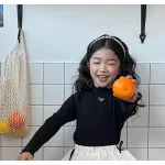 [73-120cm]ハート柄 フリル襟 トップス - Image 18