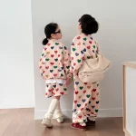 [90-150cm]ハート姉妹兄弟コーデ セットアップ - Image 8