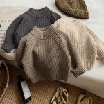 [73-110cm] 韓国風 シンプル セーター - Image 4