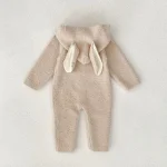 [66-90cm] ウサギ帽子 オールインワン - Image 6