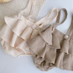 [66-90cm]フリル サロペット ロンパース or シャツ - Image 7