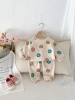 [73-110cm]ドーナツプリント セットアップ - Image 4