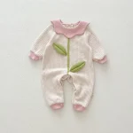 [66-100cm]オールインワン チューリップ 可愛い おしゃれ 人気 ロンパース - Image 6