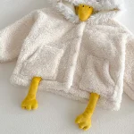 [73-110cm] アヒルデザインボア セットアップ - Image 23