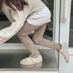 [80-130cm] リボン柄 レギンス - Image 10