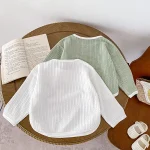 [66-100cm] ボタン シンプル トップス - Image 22