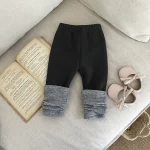 [66-100cm] カラー切り替え レギンス - Image 9