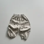[80-130cm]カジュアル パンツ ドット 履きやすい ボトムス - Image 6