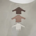 [73-100cm] シンプル フリル インナー シャツ - Image 14