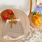 [66-90cm]からし色 レトロ ニット サロペット - Image 7