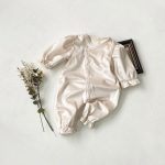 [66-90cm]ロンパース&帽子 セット 無地 肌に優しい ベビー服 - Image 3