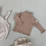 [73-100cm] シンプル フリル インナー シャツ - Image 2