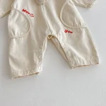 [66-90cm]オールインワン 犬柄 可愛い 着心地良い ベビー服 - Image 3