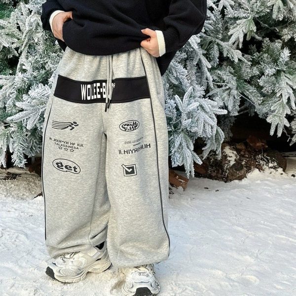 [100-150cm] カジュアル プリント ボトムス パンツ