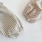 [66-100cm]セットアップ ストライプ柄 フリル襟 おしゃれ ベビー - Image 7