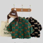 [80-130cm] 白くまボア アウター