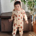 [66-100cm] ミニマリズム月 OR 植物柄 ロンパース - Image 6