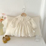 [66-90cm]ロンパース レース風 肌触り良い おしゃれ ベビー服 - Image 14