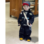 [90-130cm]新作 プリント デニム 厚手 アウター/パンツ - Image 7