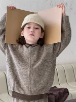 [90-140cm] ニット セットアップ - Image 3