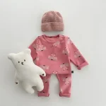 [80-130cm] クールネック 動物柄 ルームウェア - Image 2