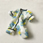 [66-90cm] ラビットor熊柄 ボア オールインワン - Image 6