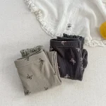 [80-130cm] リボン柄 レギンス - Image 6