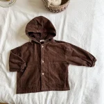 [80-150cm] フード付き ポケット付き アウター - Image 7