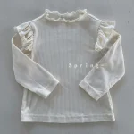 [73-100cm]トップス 韓国風 パフスリーブ おしゃれ 女の子 - Image 4