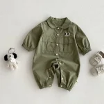 [BABY&KID]目刺しゅう オールインワン    LB5428 - Image 6