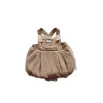 [66-100cm] チェック柄 ロンパース - Image 12