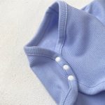 [66-90cm]ロンパース フリル付き 無地 肌に優しい ベビー服 - Image 3