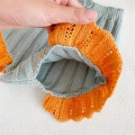 [66-100cm]フリル襟 刺繡 セットアップ - Image 4