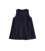 [90-140cm] フォーマル セーラー風 丸襟 シャツ/ワンピース - Image 4