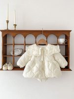 [73-110cm] キルティングリボン アウター - Image 6