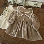 [73-100cm] デイジー襟 ワンピース - Image 3