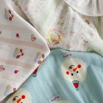 [80-130cm]セットアップ 丸襟 小花柄 おしゃれ - Image 7