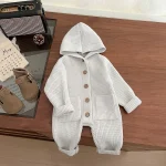 [66-100cm] ポケット付き オールインワン - Image 3