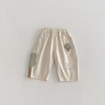 [73-110cm]カジュアルパンツ ツリー柄 ボトムス - Image 2