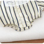 [66-90cm] ボーダー ロンパース