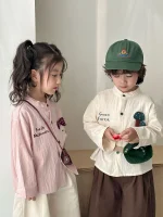 [80-150cm] キノコ シャツ - Image 9