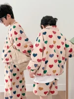 [90-150cm]ハート姉妹兄弟コーデ セットアップ - Image 14