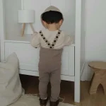 [73-100cm] 韓国風 サロペット - Image 2