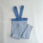 [73-100cm]サロペット カラフル 切り替え 履きやすい ボトムス - Image 7