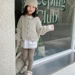 [80-130cm] リボン柄 レギンス - Image 27