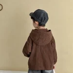 [80-150cm] フード付き ポケット付き アウター - Image 9