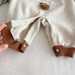 [66-90cm] サイドボタンカートゥーン オールインワン - Image 10