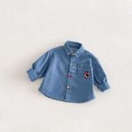 [73-120cm]ペンギン柄 デニム ジャケット - Image 2