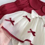 [66-90cm]ロンパース 蝶結び レッド 可愛い おしゃれ 定番 - Image 11